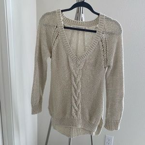 V-neck sweater